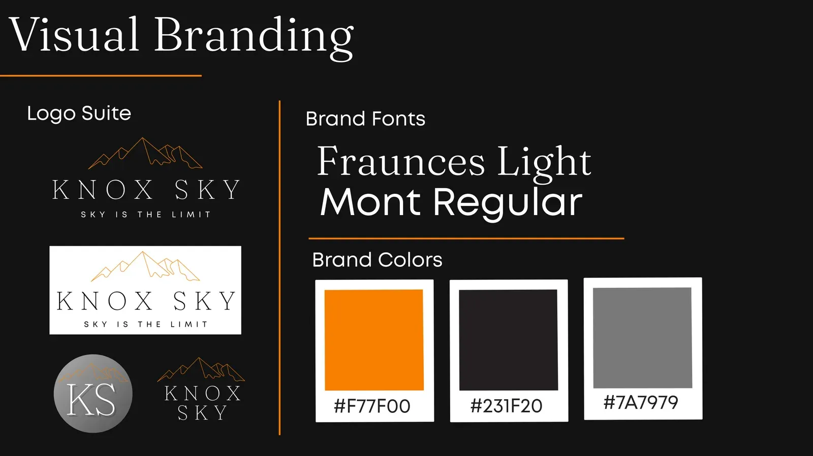 KnoxSky Brand Identity System — cover
